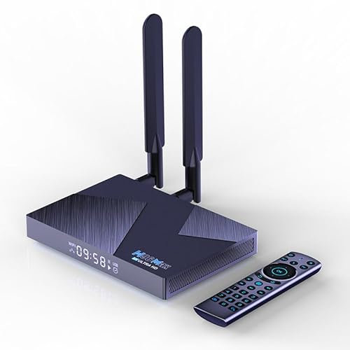 CHROX Android TV Box 12.0, H96MAX V58 Set Top Box RK3588 8GB RAM 64GB ROM with 2.4G/5G Dual Wifi6 And BT 5.0 Smart TV Box Support 4K/8K Ultra HDR Streaming Media Player,4GB+32GB