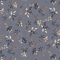 VmG-Store Baumwollstoff Meterware 140cm Breite Stoffe zum Nähen Nähstoff Kinderstoff für Kissen Babykleidung Kinderkleidung DIY (Zarte Blätter Grau Bb026)