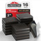 X-Protector Non Slip Furniture Pads - 16 PCS 50mm - Prime Line Anti Slip Grippers - Self-Adhesive Rubber Pads - Stoppers to Prevent Sliding!