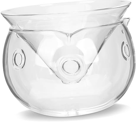Zerodeko Multifunktionaler Salatschüssel-eiskammerbehälter Glasschüssel-set Für Bar Restaurant Zuhause – Gläserkühler Glasschüssel Eisdip-schüssel Haushaltssalatschüssel