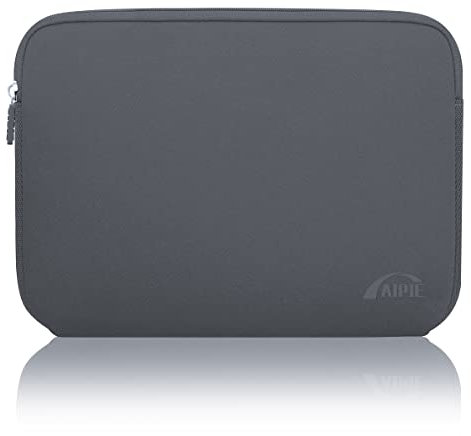 AIPIE Custodia per Laptop 16 15,6 Pollici Sleeve per Laptop Impermeabile Custodia Borsa Caso Protettiva Borsa da Trasporto per Acer, Asus, Dell, HP (16 Pollici, Grigio)