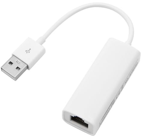 Internet USB réseau Adaptateur réseau USB Ethernet (LAN) Compatible avec Ordinateur Portable, PC, et Tous Les appareils compatibles USB 2.0 Inclus (Internet USB)