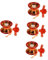 VICASKY Lot de 4 jeux de jouets pour enfants - Balles de jouets - Balles chinoises pour débutants - Jouet d'extérieur