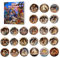 2025 Weihnachten Geburt Jesus Adventskalender, 2025 Adventskalender Kinder, Niedlicher Adventskalender 2025, Einzigartiger Jesus Adventskalender, Weihnachten Urlaub Adventskalender (Blau)