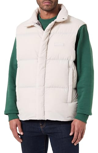 Armani Exchange Herren Cross Gender, Zip Closure Logo Patch Down Waistcoat