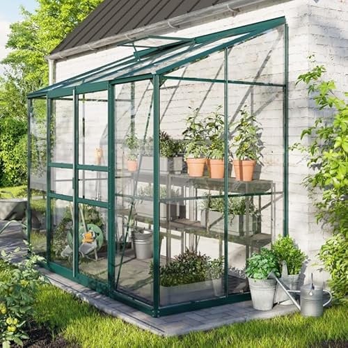 INNOLUX Gewächshaus Vitavia Ida 3300 Grün Polycarbonat 4 mm 132 x 257 H 222 cm