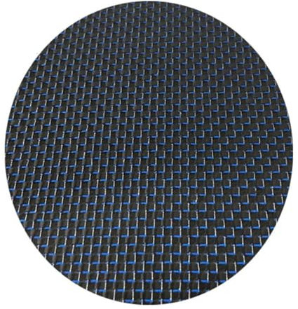 3k panel de placa de fibra de carbono hojas Placa de fibra de carbono lisa 3k, material compuesto de alta dureza, cable azul claro, fibra de carbono negra 3k + kevlar azul claro, lisa(0.3mmx100mmx250m