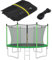 Trampolin Sicherheitsnetz 366cm, Trampolin Netz Innenliegend Netz Mit Reißverschluss, UV-beständiges Ersatznetz, Geeignet Für 8 Stangen,Trampolin Ersatzteile