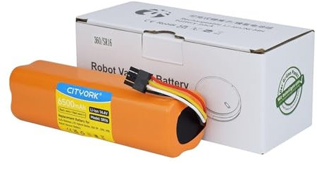 Ersatzakku for Li-Ionen-Roboter-Staubsauger, Kehrmaschine, 14,4 V, 6500 MAh, Kompatibel Mit Eufy, Robovac L70 Hybrid-Serie, Kompatibel Mit 360, S9 X90 X95