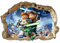 Wars Vinyl Mural Wall Sticker Smashed Wall Sticker 57x80cm