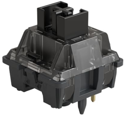 V3 Pro Cream Black Switches 5 Pin 55gf Linear Switches With Dustproof Stem Compatible With Mechanical Keyboards 45 Pcs(90pcs)