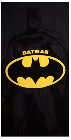 Mikrofaser-Handtuch für Kinder Batman für Bad und Strand – Mikrofaser-Handtuch für Kinder mit Design für den täglichen Gebrauch