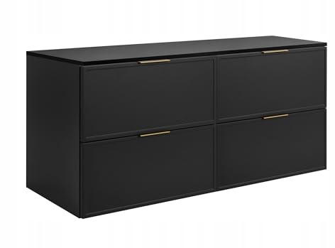 Rodan Moderne Möbel - Schrank Grautöne - Möbelstück - Bastelregal – Bastelplatte 160,6 x 58,6 x 46 cm