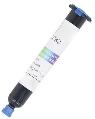 Blaihild UV Glue Adhesive 50cc for Solder Joint Reinforcement - UV Curable Resin Repair Kit Weather Resistant Flexible Cable Protection for Phone Charger Cords Laptop Adapter Wires Car