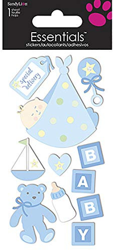 Sandylion Baby Boy Sammelalbum Special Delivery Essentials Aufkleber, Groß