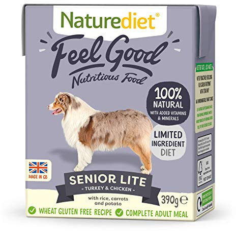 Naturediet Senior/Lite Dog Food 390g X 6