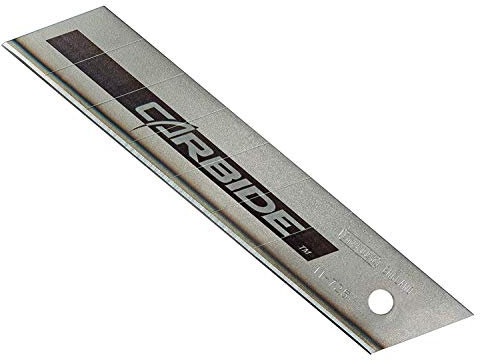 STANLEY FatMax Pro Carbide Abbrechklingen STHT0-11825 (25mm, Ersatzklingen für Cuttermesser, langlebige wolframcarbid-beschichtete Schneidkante, ideal zum Schneiden von Karton & Kunststoff, 5 Stück)