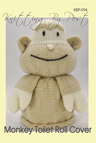Knitting Pattern - Monkey Toilet Roll Cover