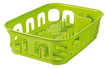 Curver Essentials Abtropfgestell, Grün, Uni, Essentials, grün