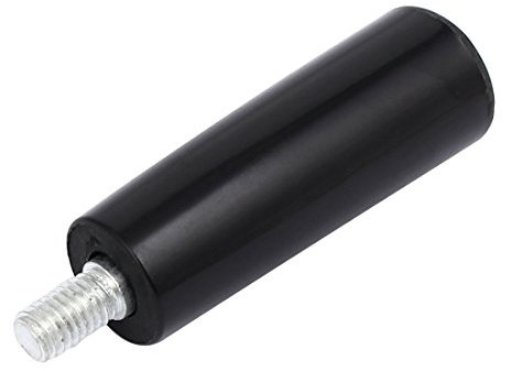 sourcing map M8 Male Thread 76mm Long Plastic Handle Revolving Hand Grip for Milling Machine