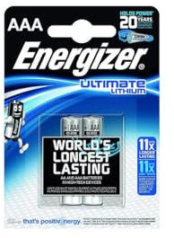 Energizer Ultimate Lithium AAA 2PK, 639170