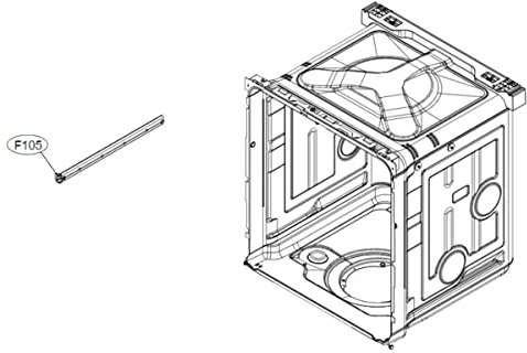 Rail (marca 105) Lavavajillas AGM75550001 LG