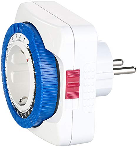revolt Zeitschaltuhr Mechanisch: Zeitschaltuhr mit 24-Stunden-Timer, Schaltung alle 15 Minuten, 3.680 W (Innen, Analoge, Weihnachtsbaumbeleuchtung)
