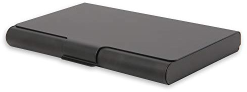 BONSYL® Porte Cartes de Visite en Professionnel en Alliage D'aluminium, Porte-Cartes de Crédit RFID Ensemble de Manches de Protection Vontre Le Vol, pour Hommes et Femmes.