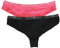 Emporio Armani Woman Brazilian Brief 2 Pack L Black-Coral (21120)