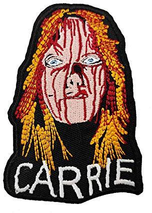 Carrie Aufnäher zum Aufbügeln und Aufnähen, Horror Monster
