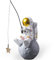 Astronauten-Figur, Statue, Astronauten-Angelstern-Figur, Skulptur für Desktop- und Tischdekoration, Kunstharz, Raumfahrer, Planet, Schreibtisch-Ornament für Weltraum, Schlafzimmer, Dekoration,