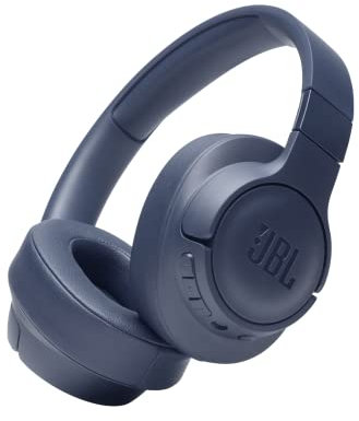 JBL Tune 710 BT – Faltbare Bluetooth Over-Ear Kopfhörer - Blau – Kabellose Ohrhörer mit JBL Pure Bass Sound – Langer Musikgenuss von bis zu 50 Stunden
