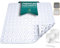 Delluxia Duschmatte rutschfest 53x53 cm, INKL. 2 Haken | Antirutschmatte Dusche Badematte rutschfest schimmelresistent & maschinenwaschbar | Duscheinlage rutschfest, BPA frei & latexfrei | Weiß