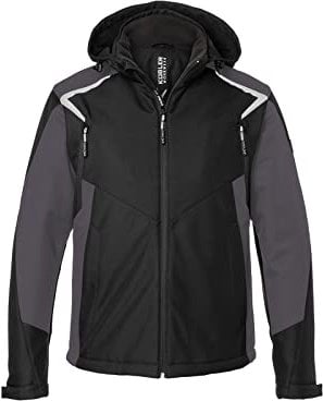 KÜBLER Workwear | KÜBLER BODYFORCE Winter Softshell Arbeitsjacke | schwarz/anthrazit | Größe XXL