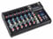 Pronomic B-803 Mini-Mixer mit Bluetooth und USB-Recording - Kompakter 8-Kanal Mixer - 6 Kanäle mit Combobuchsen, Phantomspeisung und Hi-Z Schalter - USB-Port - Main-Ausgänge im XLR-Format - Schwarz