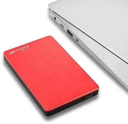 Hard Disk TV ad alta velocità USB 3.0 Mobile Hard Disk (1 TB, rosso)