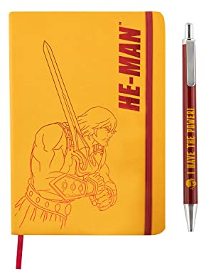 Cinereplicas Masters of the Universe notebook with pen He-man