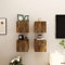homiuse TV-Wandschränke 4 STK. Räuchereiche 30,5x30x30 cm Wand Befestigte Tv-Schrank Tv Schrank HäNgeschrank Wohnzimmer MöBel Tv Lowboard HäNgend Fernsehtisch Fernsehschrank mit Klapptüren