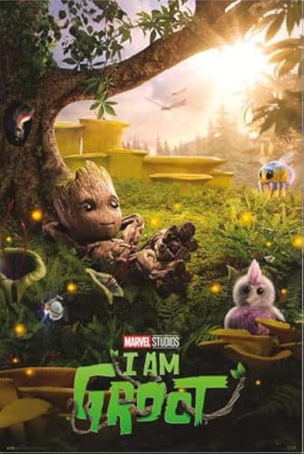 Groot - Chill Time - Film Poster Plakat Druck - Größe 61x91,5 cm