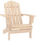 vidaXL Tannenholz Massiv Adirondack Gartenstuhl Gartensessel Stuhl Deckchair Holzstuhl Sessel Terrassenstuhl Balkonstuhl Gartenmöbel
