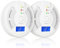 2er Pack Kohlenmonoxid Melder mit LCD Anzeige 85dB Alarm CO Melder Kohlenmonoxidsensor Gasmelder mit Prüftaste Batteriebetrieb(ohne Batterien)
