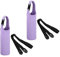 PATIKIL 67mmx185mm Water Bottle Sling Bag, 2 Pack Neoprene Portable Insulated Bottle Holder Carrier with Removable Adjustable Shoulder Strap, Light Purple