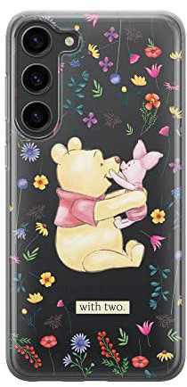 ERT Group Handyhülle für Samsung S23 Original und offiziell Lizenziertes Disney Muster Winnie The Pooh & Friends 030 optimal an die Form des Handy angepasst, teilweise transparent