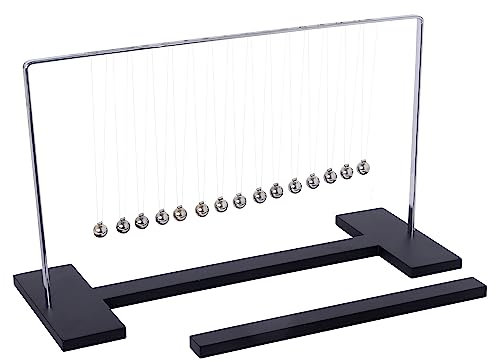 Bartl 112624 Pendulum Wave, Wellenpendel, Pendelwelle | Faszinierenden Physikalischen Effekte durch das schwingen der Kugeln