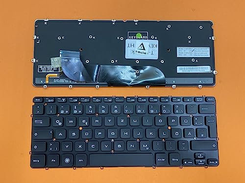 DEUTSCHE - Tastatur Keyboard Beleuchtung kompatibel für Dell XPS 13 (9305)