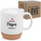 kupi Geschenke für Papa Geschenk | Bester Papa Geschenke Kaffeetasse | Geburtstagsgeschenk Papa Tasse mit Spruch | 350ml Teetasse mit Deckel