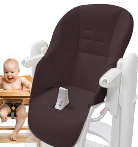 Zankie Hochstuhl-Kissenbezug – verschleißfestes PU-Leder, Kinder-Esszimmerstuhl-Bezug, Baby-Esszimmerstuhl-Sitzbezug für Peg Perego Tatamia Hochstuhl-Sitzpolster