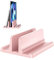 Vaydeer Vertical Laptop Stand Holder Plastic Adjustable Desktop Notebook Dock Space-Saving 3 in 1 for All MacBook Pro Air, Mac, HP, Dell, Microsoft Surface, Lenovo, up to 17.3 inches (Pink)