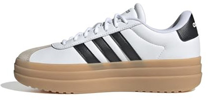 adidas Damen VL Court Bold Shoes Schuhe, FTWR White/core Black/Wonder beige