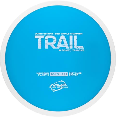 MVP Disc Sports Neutron Trail James Conrad Edition Disc Golf Fairway Driver (170-175g / Colors May Vary)